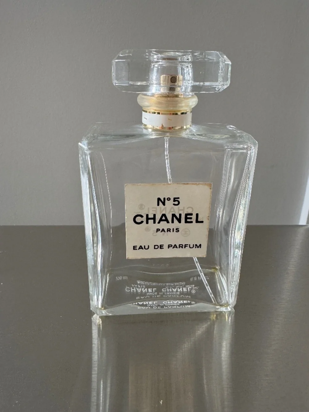 Chanel No 5 Empty 200ml Perfume Bottle